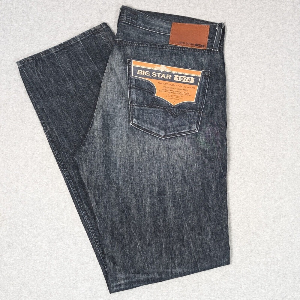 Big Star Union Jeans Mens 38 L (40x36) Regular Straight Leg New with Tags